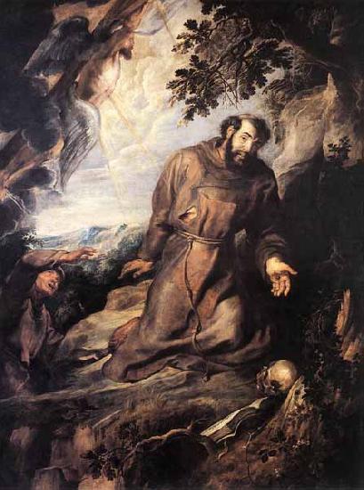 Peter Paul Rubens St Francis of Assisi Receiving the Stigmata oil painting image